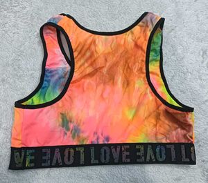 Tie-Dye 'LOVE🥰' Sports Bra