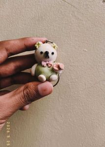 Cute Teddy Bear Keychain