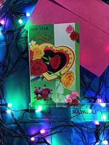 NEW YEAR GREETING CARD With Cover #newyear Happy New Year