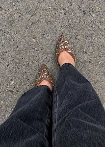 ZARA Embellished Heels (new)