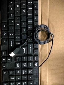 Enter Wired USB Keyboard