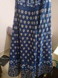 Boho Elephant Print Wrap Skirt