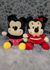 Mickey & Minnie Mouse Plush Toy Set
