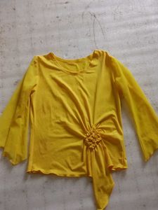 yellow tops for women