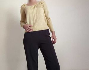 Chic White Knit Korean Style