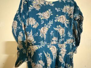 Floral Print Kurta