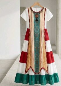 Bohemian Tiered Maxi Dress