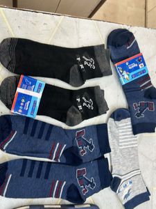 6 Pairs Unisex Ankel Length Socks Cotton