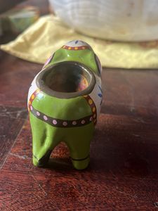 Diwali - Thai  Handcrafted Elephant candle holder