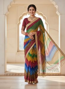 jaipuri lahariya saree