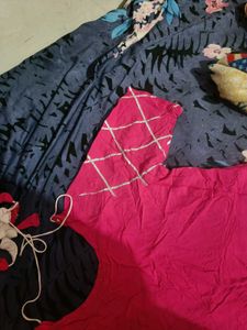 Pink Casual Elbow sleeves kurta