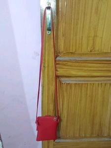 Red Mini phone kit type purse
