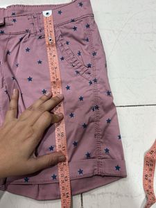 Cute Star Print Shorts