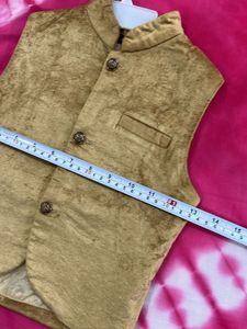 Gold Kids' Formal Vest