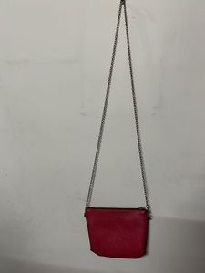 Chic Red Chain Sling Bag (Michael Kors)