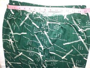 Stylish Green Printed Palazzo Pants