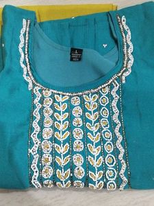 New kurti set with dupatta