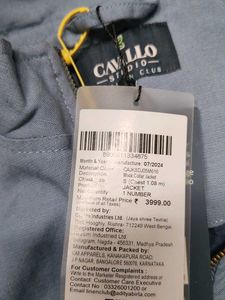 Men's Blue Casual Jacket