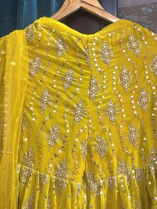 Yellow Haldi Sharara Set