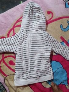 Striped Baby Hoodie