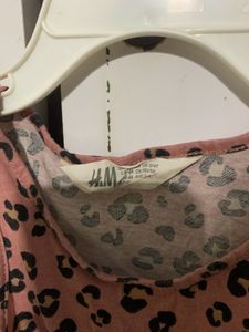 Cute Pink Leopard Print Dress