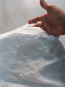 White A Line Dress 36×32