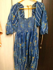 💙✨ Beautiful Blue Floral Dress Set ✨💙