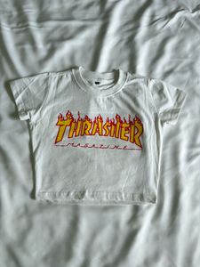 Thrasher Magazine Flame Logo baby tee