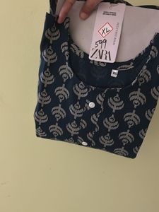 Stylish Blue Printed Kurta