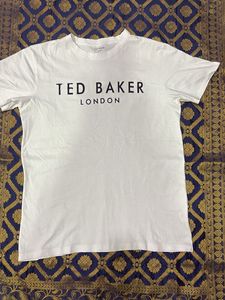Ted Baker London White Graphic T-Shirt