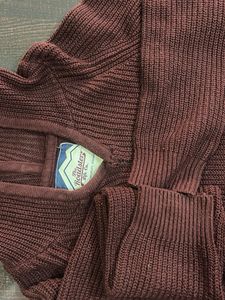 Roadster Knitted Maroon Sweater