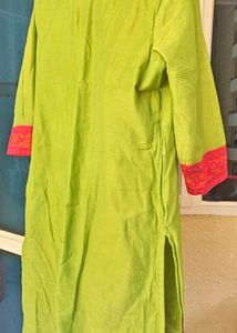 Green Colour By Pantaloons Kurta Set