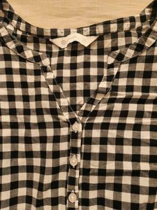 Classic Gingham Checkered Top