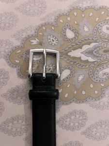 Classic Black Leather Belt