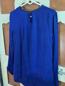 Vibrant Blue Long Sleeve Top