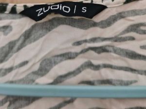 Zebra Print Short Sleeve baddie Dress