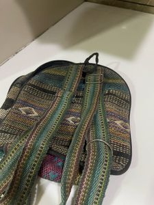 Colorful Striped Backpack