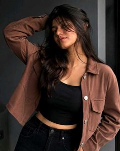 Cropped Corduroy Jacket