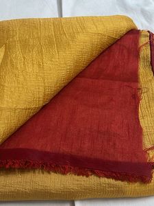 Elegant Yellow Saree with Embroidered Border