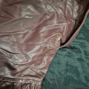 New Look Faux Leather Shirt