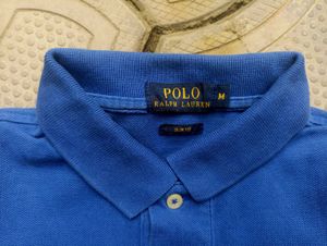 Ralph Lauren Blue Polo Shirt with Logo