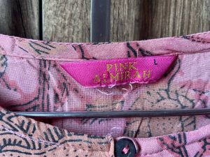 Pink Floral Print Kurta