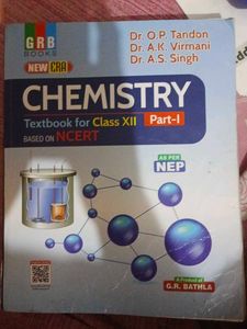 Chemistry Textbook for Class XII Part-1