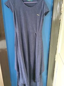 Elegant Blue Midi Dress