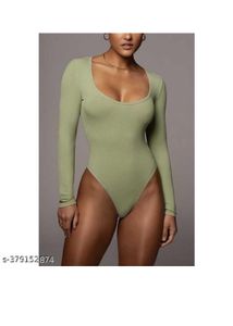 Ribbed Long Sleeve Bodysuit