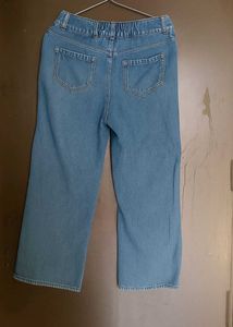 Wide Leg Denim Jeans