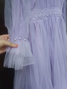 beautiful lavender gown