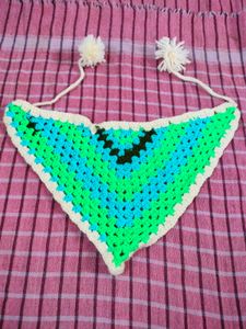 Green Crochet Headband bandana