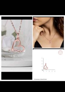 Anushka Sharma Heart Infinity Necklace