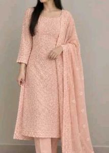 COMBO OF Elegant Mustard Bandhani Kurta Set+ peach